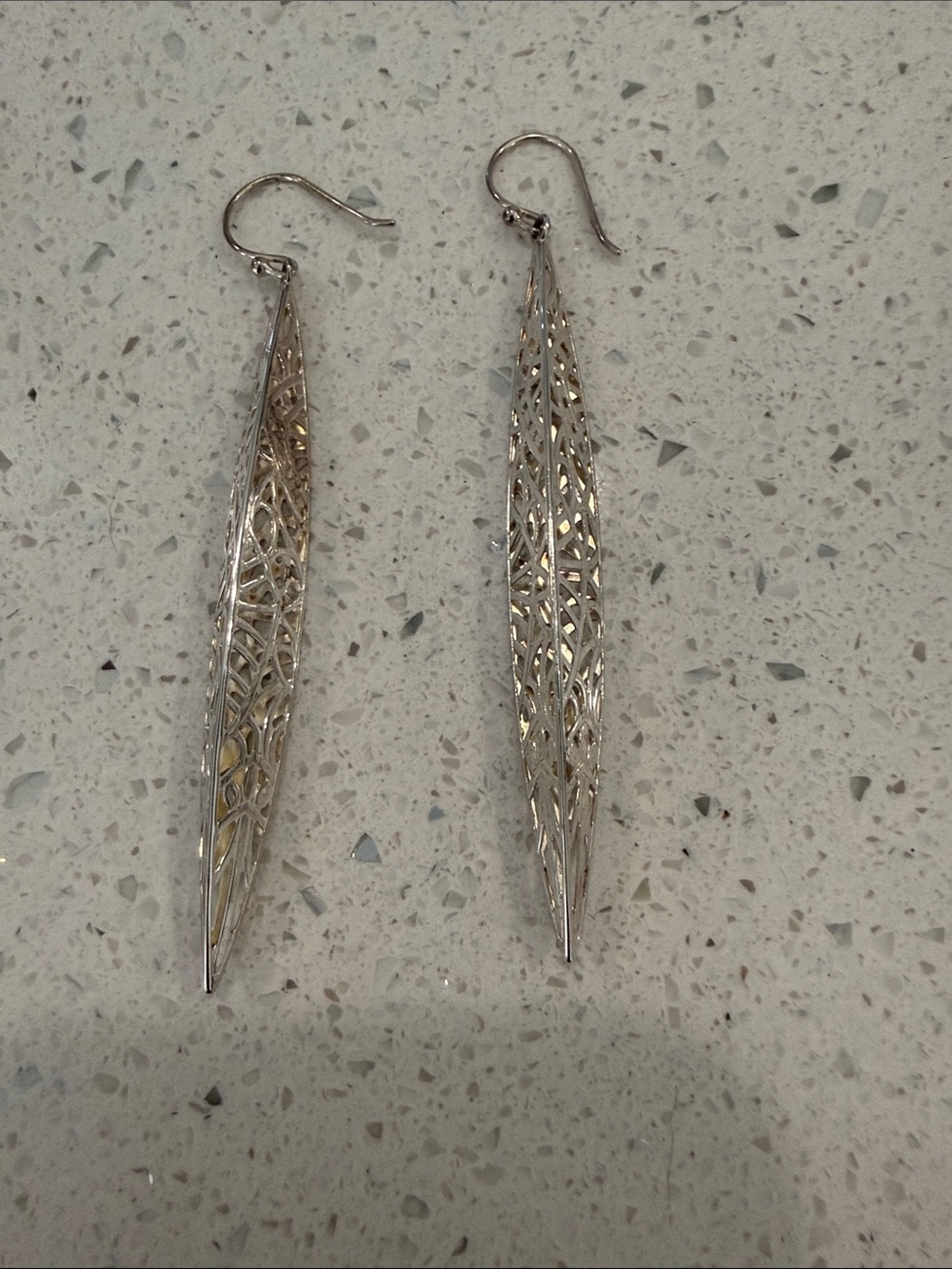 Silpada Stiletto Silver Drop Earrings
